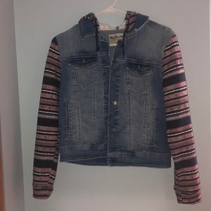 Jean jacket hoodie
